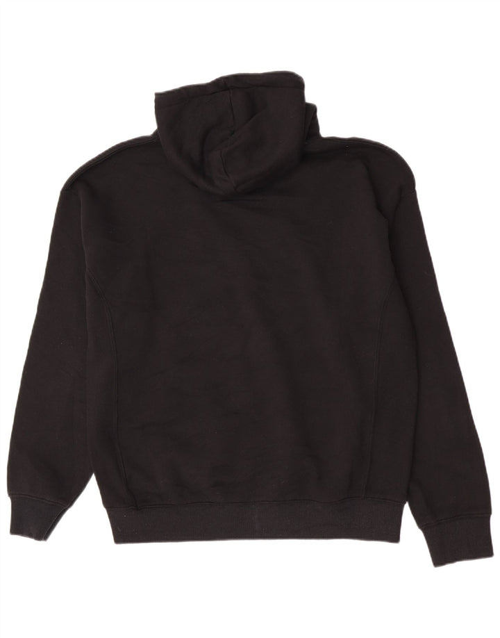 Pull & Bear Mens Marvel Graphic Hoodie Jumper Grande Poliéster Preto