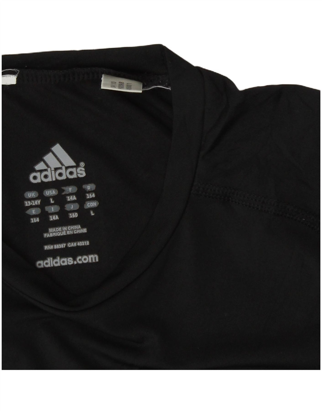 Camiseta Adidas Menino 13-14 Anos Preta