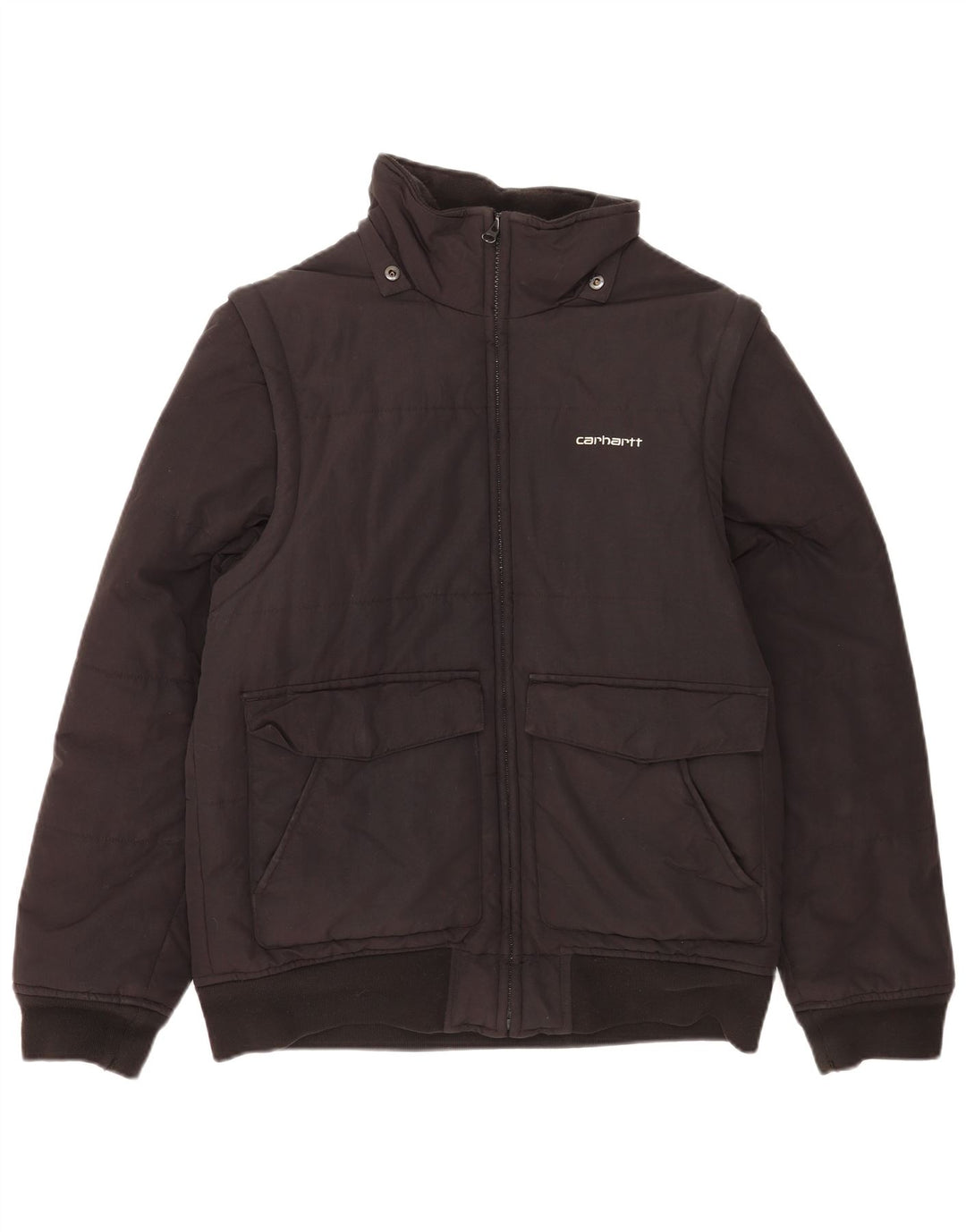 Jaqueta acolchoada masculina Carhartt UK 38 médio preto nylon