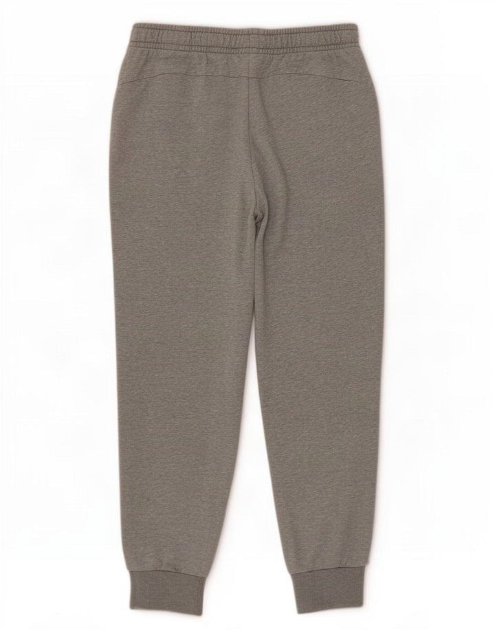Calça de treino feminina Puma Joggers cinza médio algodão