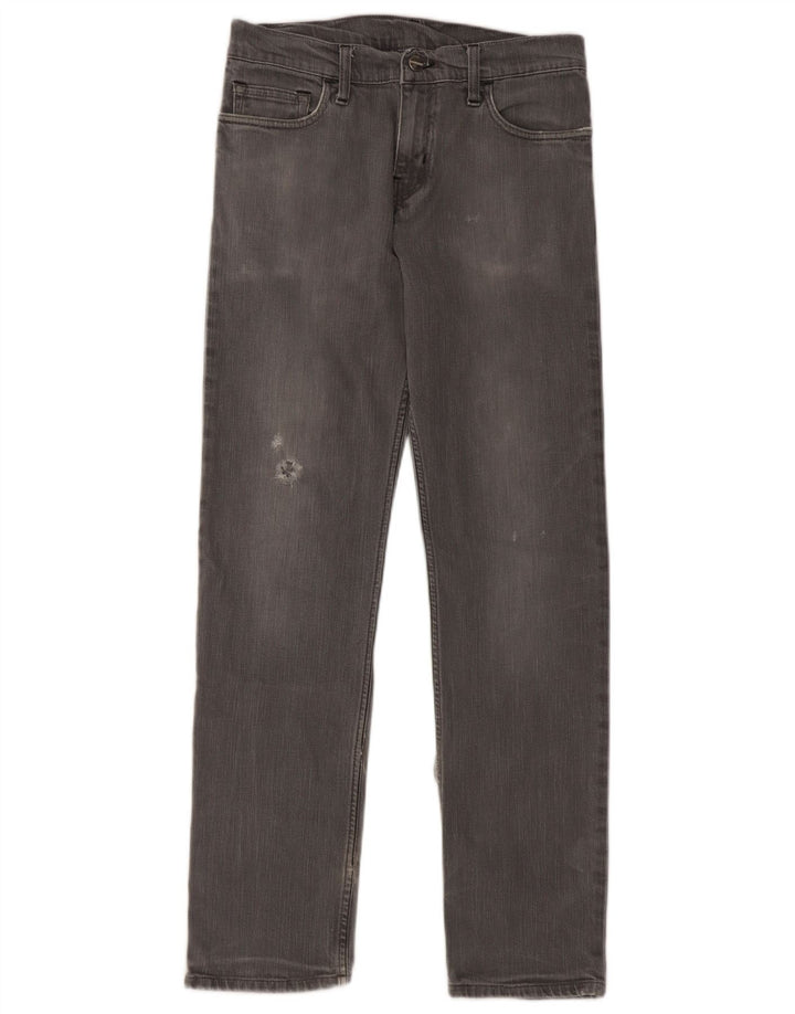 Carhartt Mens Slim Jeans Tamanho 30 W30 L32 Cinza Algodão