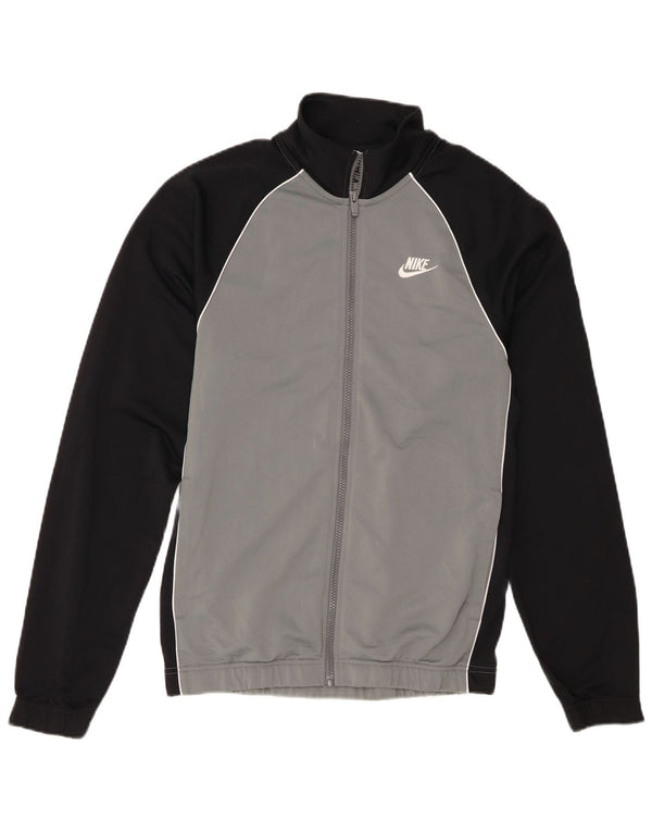 Nike Mens Tracksuit Top Jacket XS Cinza Colourblock Poliéster