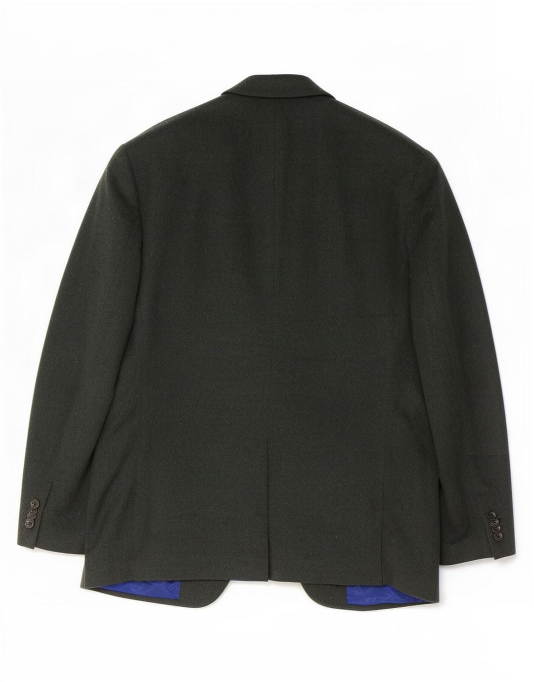 Jaqueta blazer masculina de 2 botões Marks & Spencer Reino Unido 42 grande lã cáqui