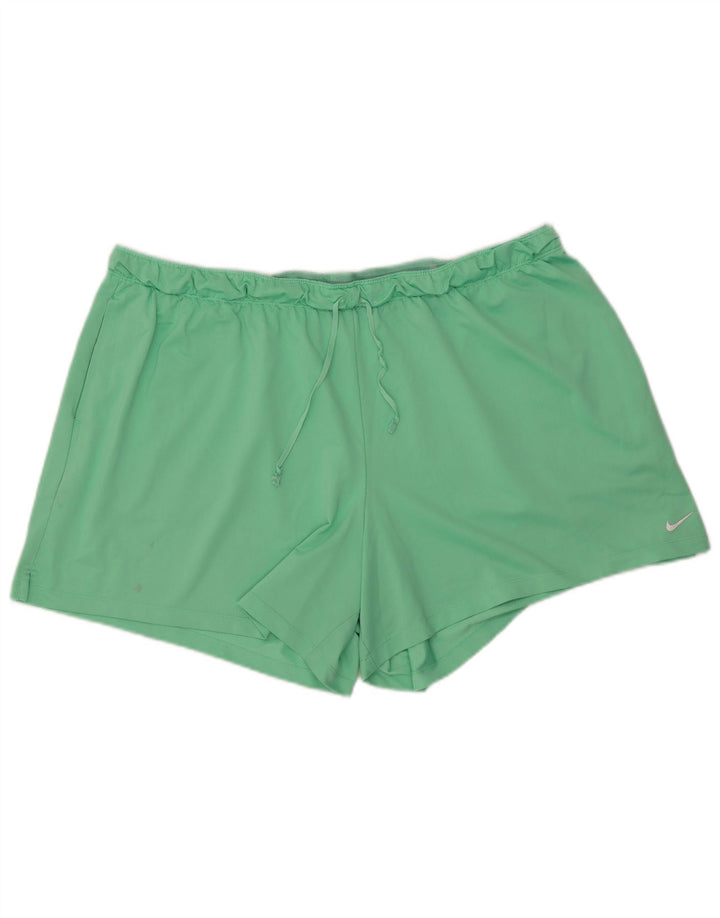 Shorts esportivos masculinos Nike Dri Fit 2XL verde poliéster