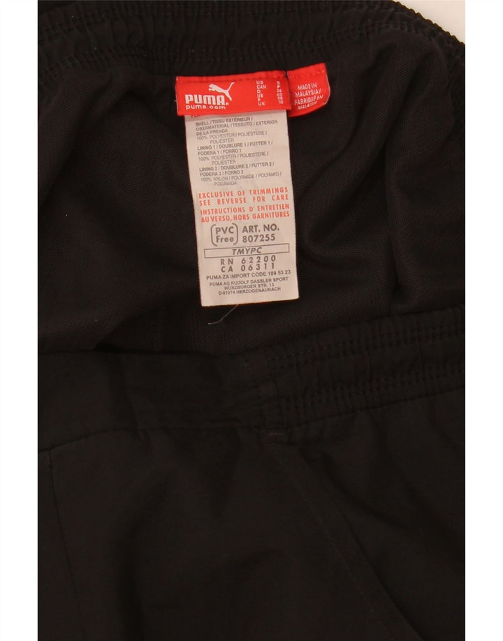 Calça de treino feminina Puma UK 10 pequena poliéster preto