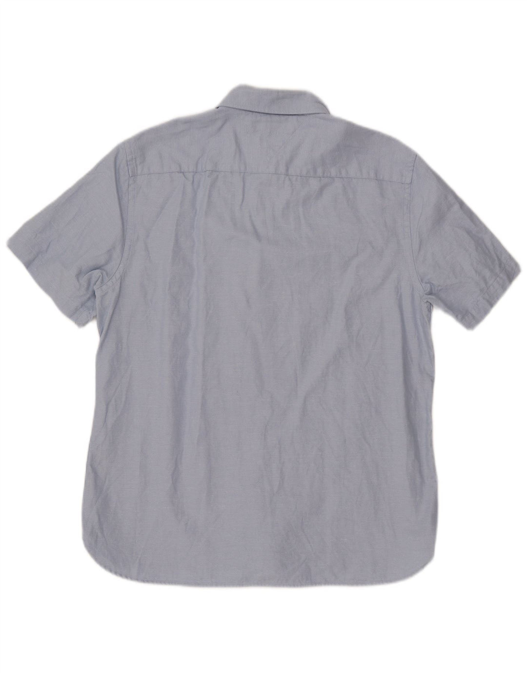 Camisa masculina de manga curta TOMMY HILFIGER XL azul algodão