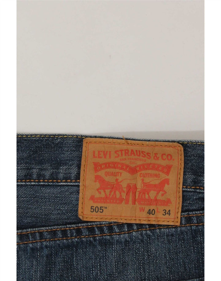 Shorts jeans masculino 505 da Levi's W40 XL azul marinho
