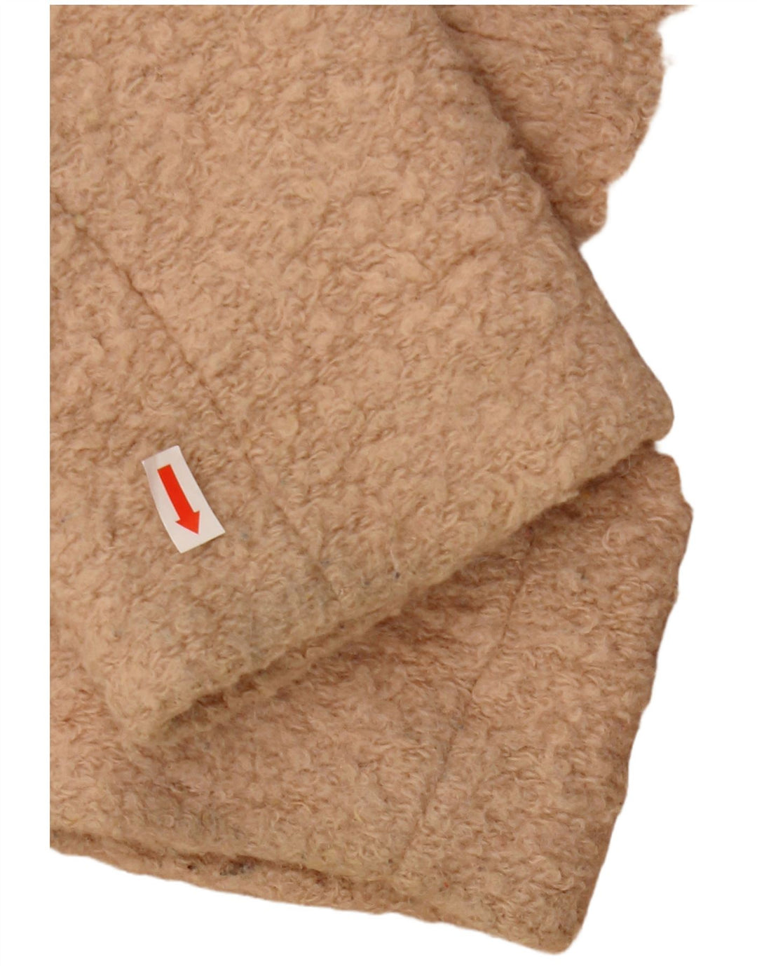 Casaco feminino ZARA Trafaluc com peito duplo Reino Unido 14 médio bege