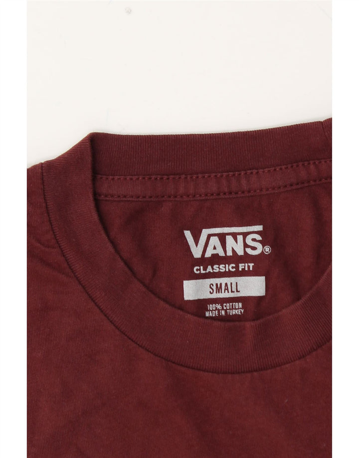 Camiseta VANS Masculina Classic Fit Top Pequeno Algodão Marrom