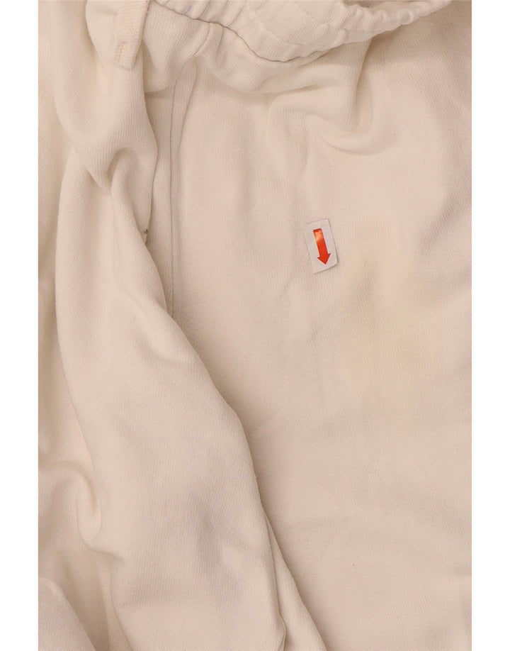 Calça de treino feminina Puma Joggers UK 14 médio algodão branco