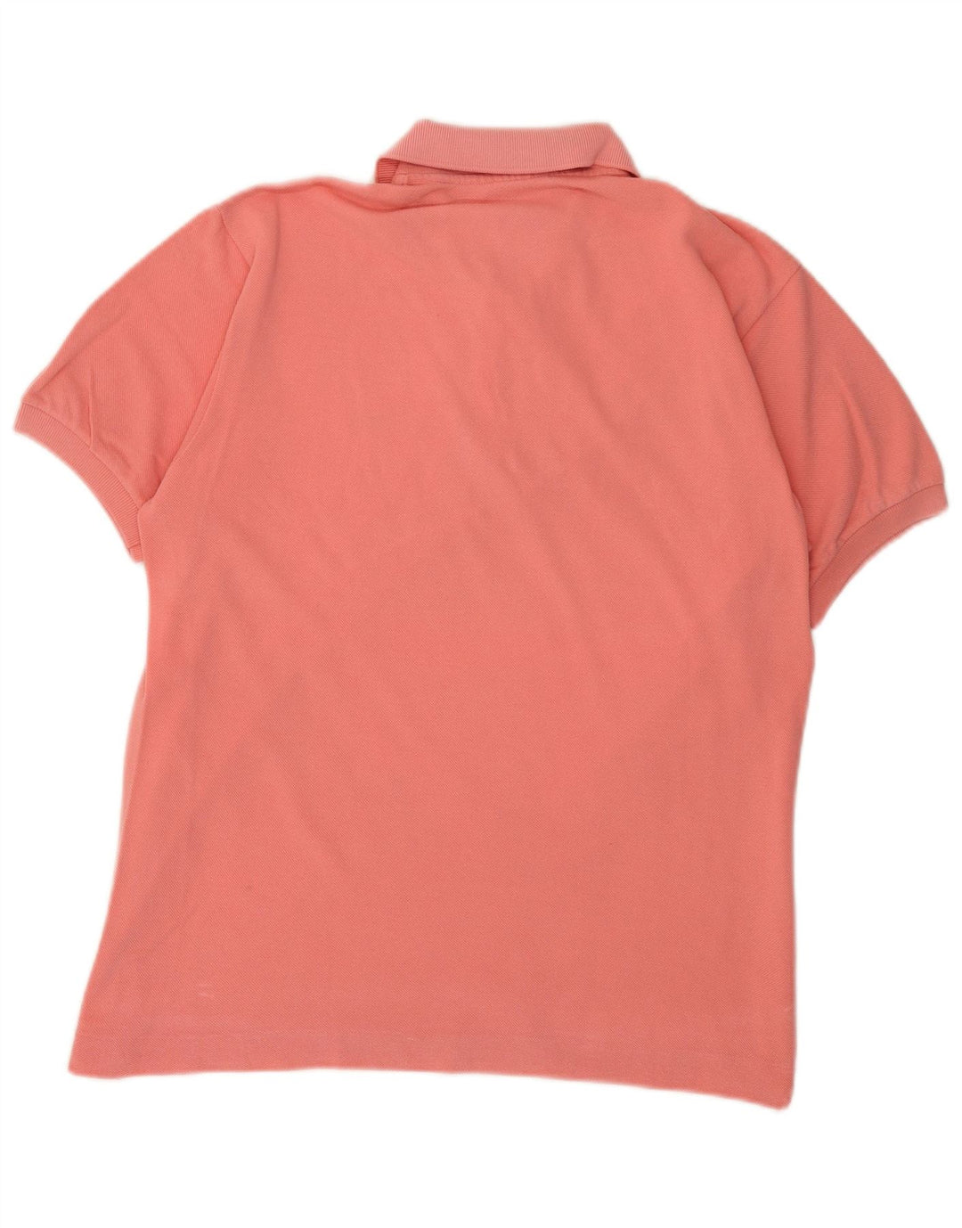 Camisa polo masculina Lacoste tamanho 4 médio algodão rosa