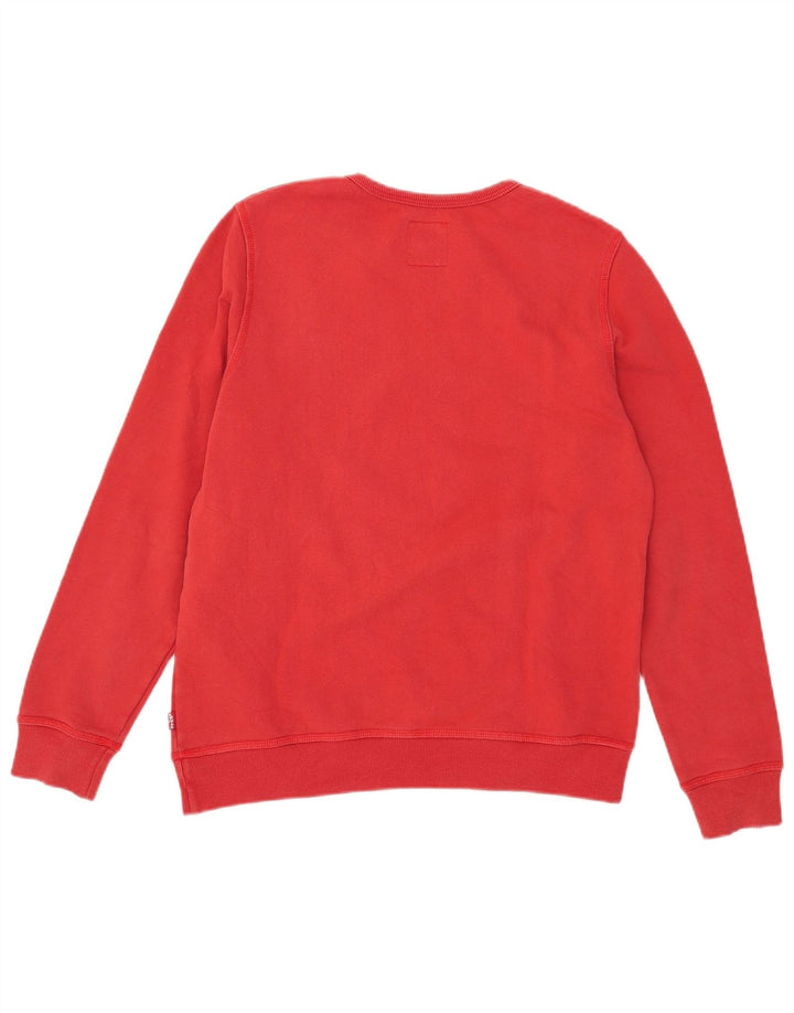 Moletom gráfico Levi's Boys 15-16 anos algodão vermelho