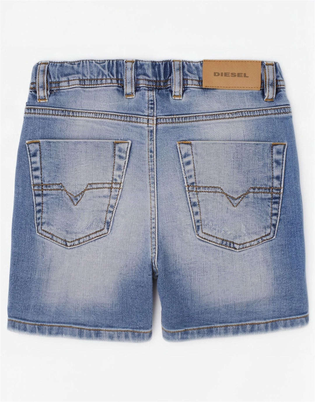 Diesel Boys Shorts jeans desgastados 3-4 anos W20 algodão azul