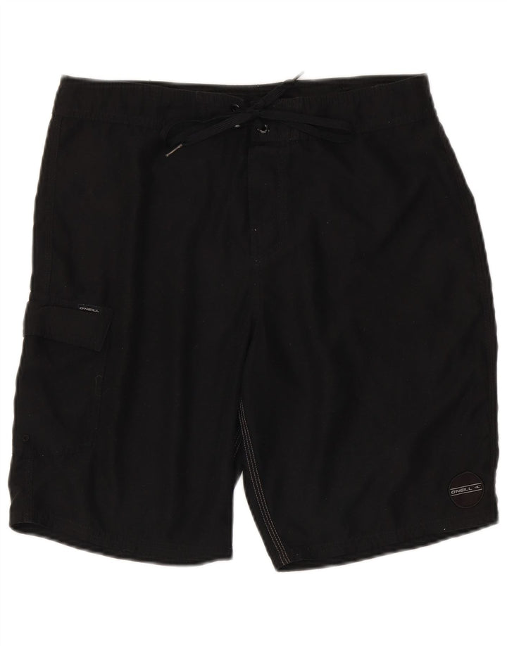 Shorts de natação masculino O'Neill poliéster preto médio