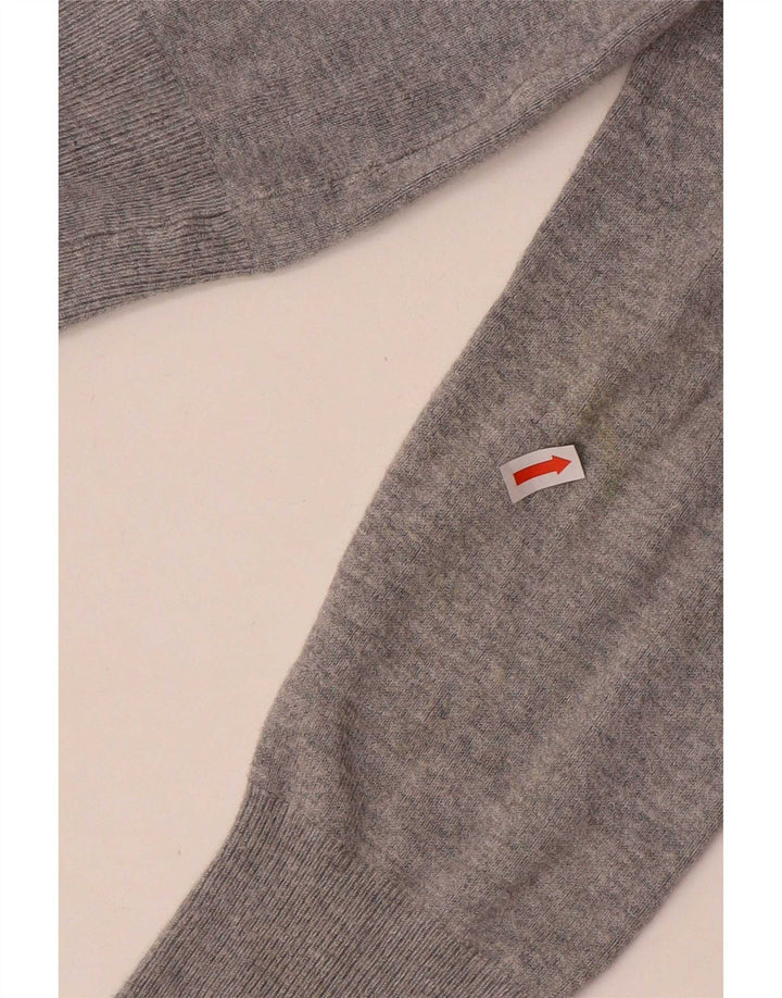 Suéter feminino Marks & Spencer Stretch Cardigan Reino Unido 10 pequeno cinza manchado