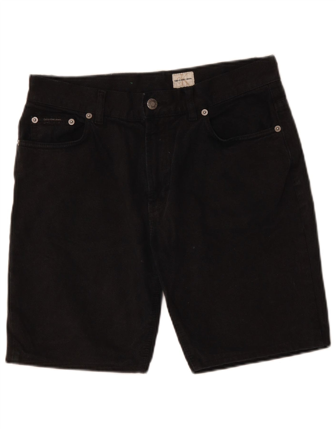 Shorts jeans masculino CALVIN KLEIN W31 algodão preto médio