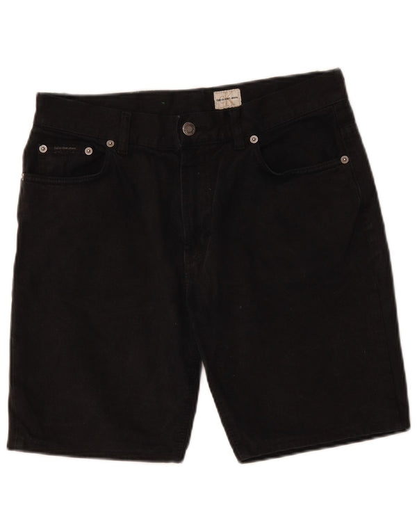 Shorts jeans masculino CALVIN KLEIN W31 algodão preto médio