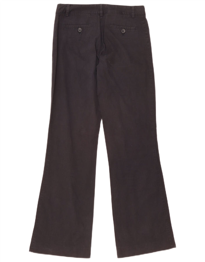Calça casual feminina Massimo Dutti Bootcut EU 38 Pequeno W28 L31 Azul marinho