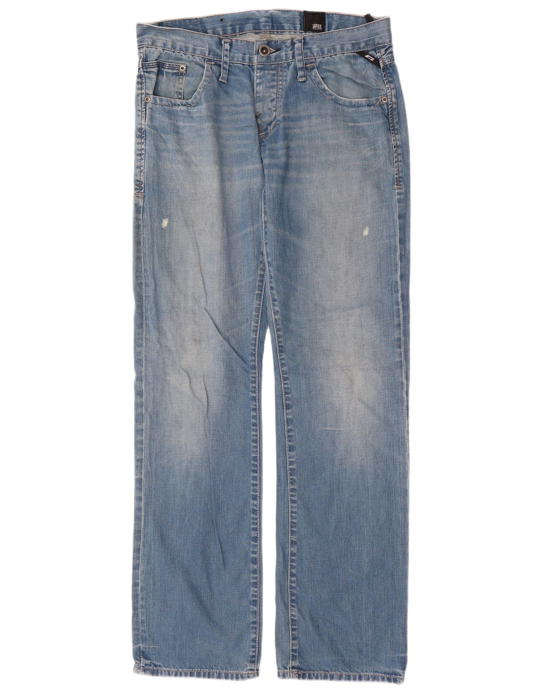 Jeans retos masculinos JACK & JONES W32 L33 algodão azul
