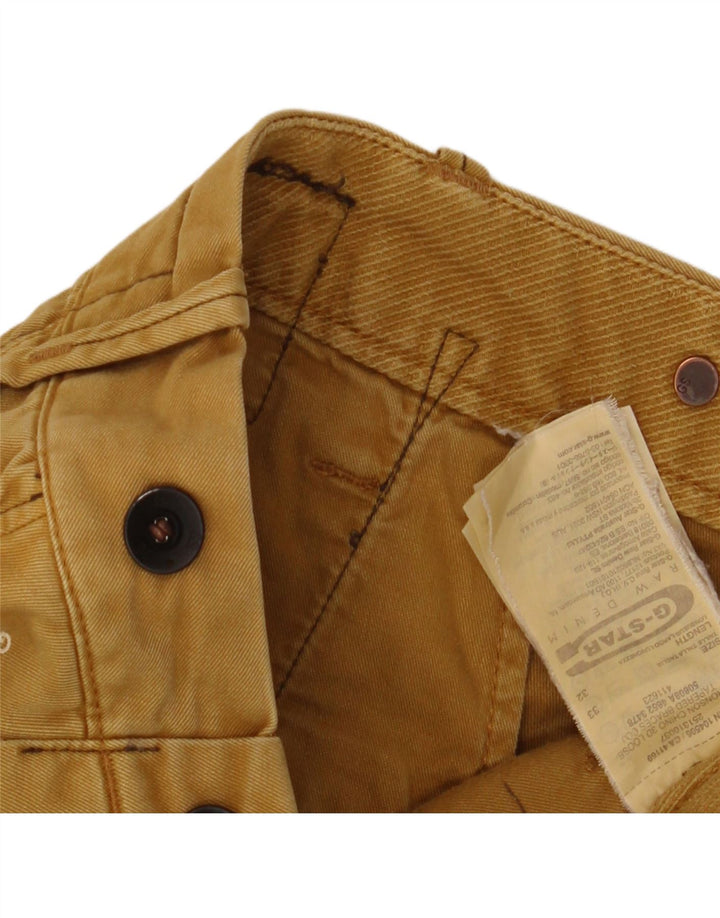 G-STAR Mens Slim Chino Trousers W33 L28 Brown Cotton Vintage G-Star and Second-Hand G-Star from Messina Hembry 