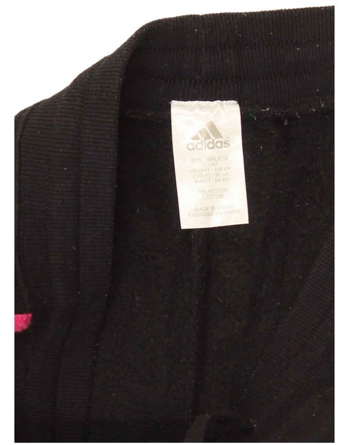 Calças de treino Adidas Meninas 11-12 Anos Preto Poliéster