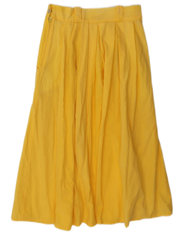 Saia feminina vintage linha A W24 XS amarela