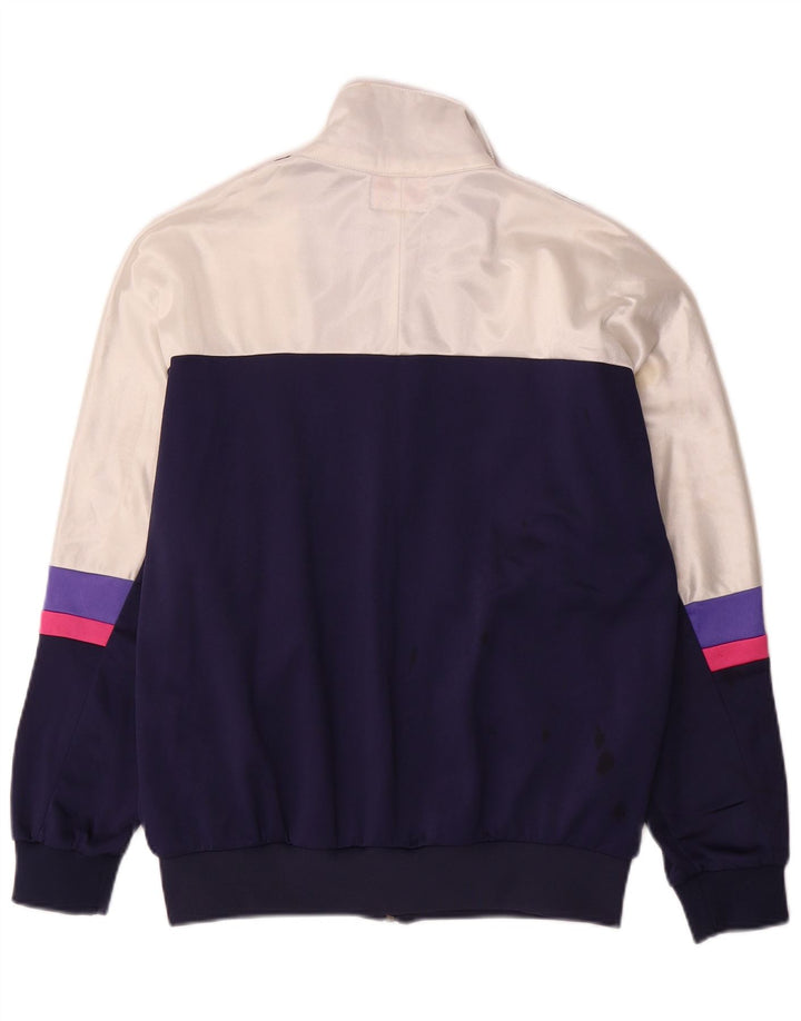 Jaqueta feminina ASICS Graphic Tracksuit IT 48 XL branco colorblock