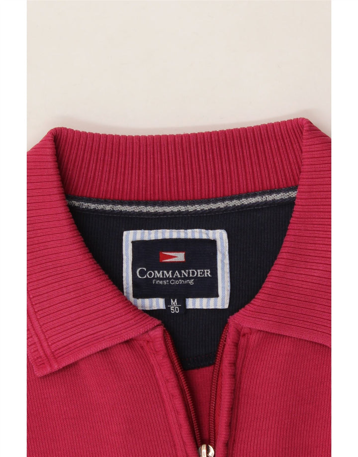 COMMANDER Mens Sweatshirt Jumper IT 50 Medium Red Vintage Commander and Second-Hand Commander from Messina Hembry 