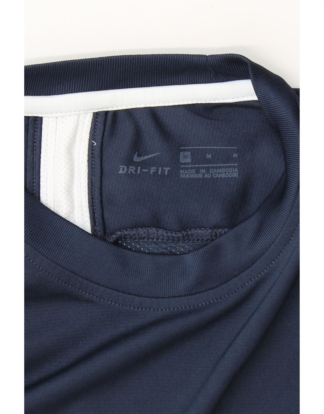 Camiseta Nike Masculina Dri Fit Top Médio Azul Marinho