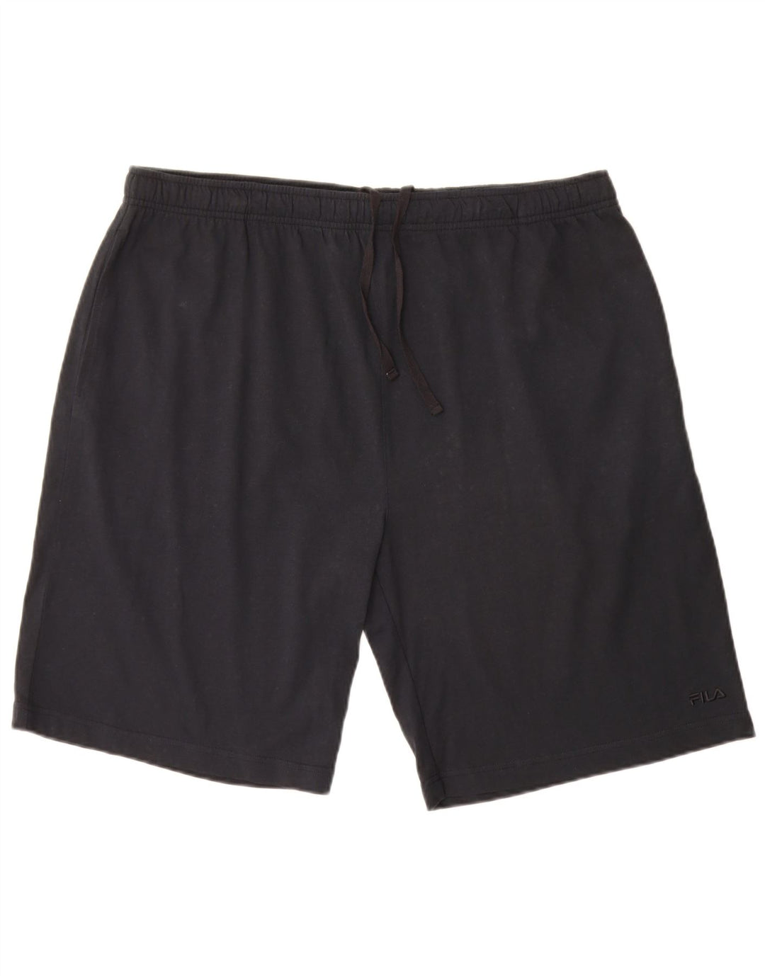 Shorts esportivos masculinos Fila 2XL algodão azul marinho