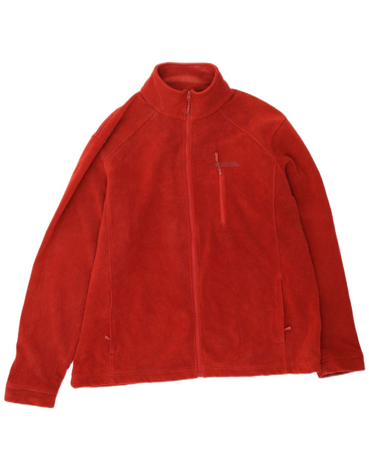 Jaqueta de lã masculina Mountain Warehouse poliéster vermelho Reino Unido 46 3XL