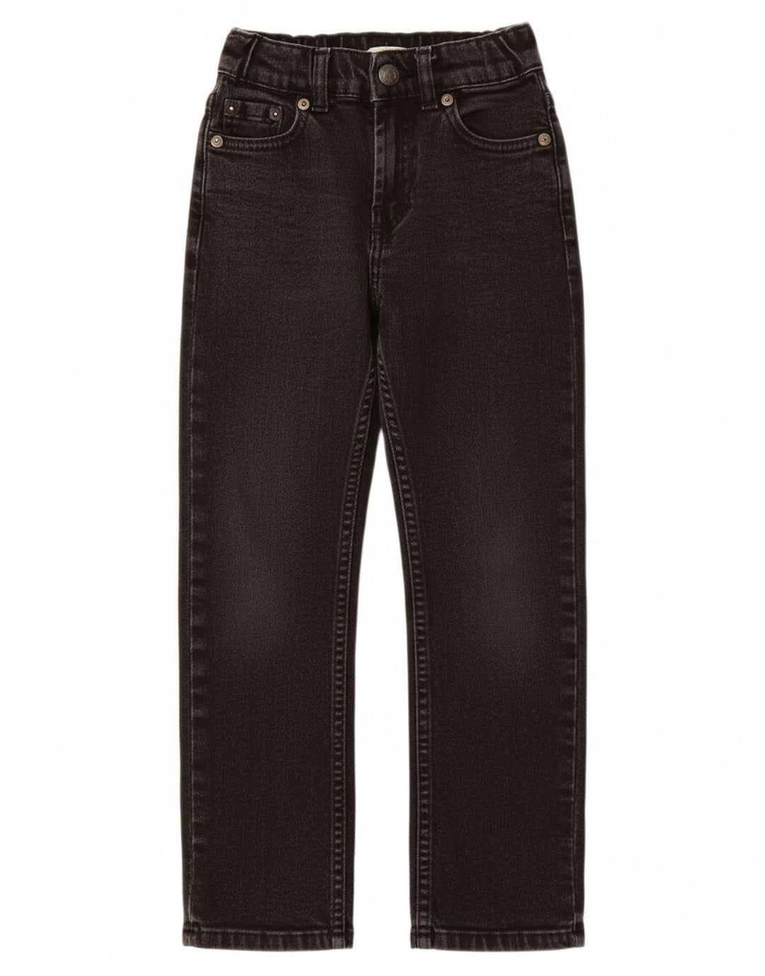 LEVI'S Boys 511 Slim Jeans 6-7 Anos W20 L22 Algodão Preto