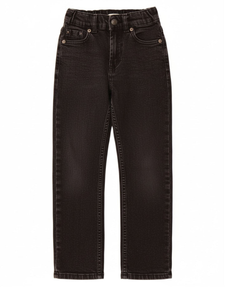 LEVI'S Boys 511 Slim Jeans 6-7 Anos W20 L22 Algodão Preto