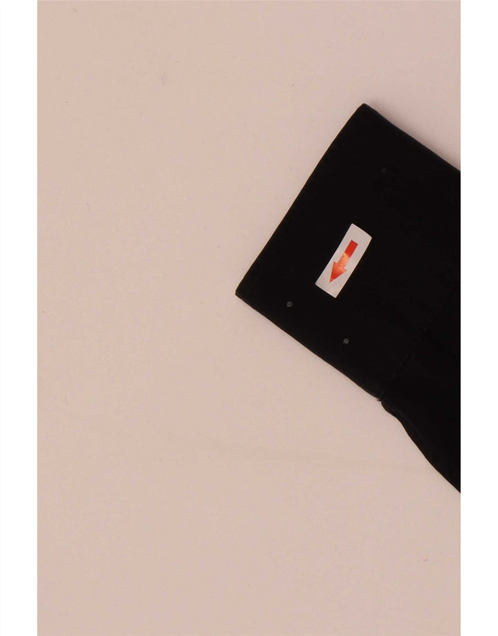 Camisa masculina Reiss de algodão preto médio