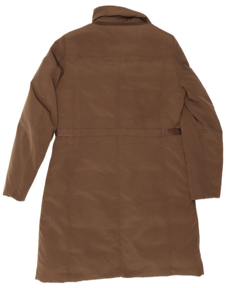 Casaco acolchoado superdimensionado feminino Geox UK 10 poliéster marrom pequeno