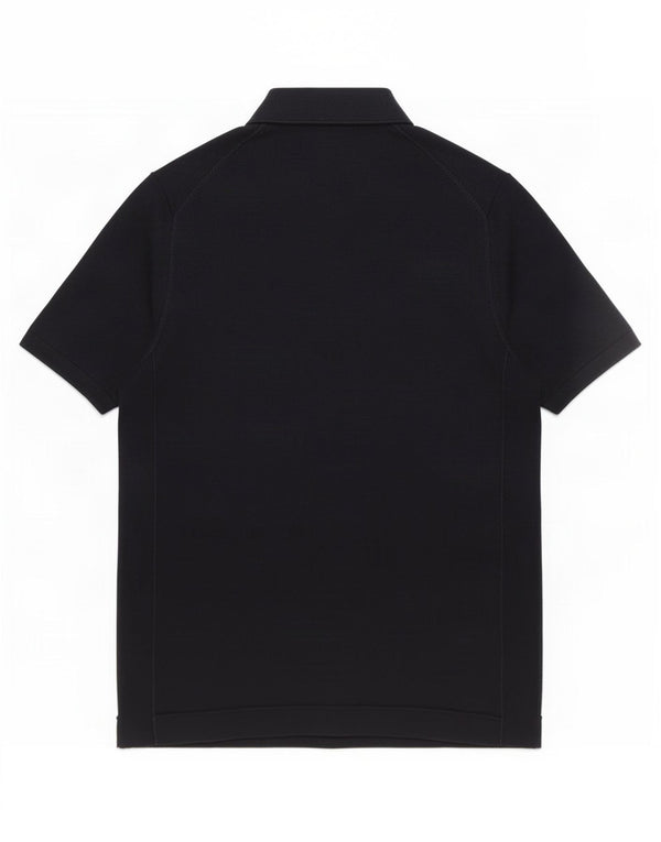Camisa polo masculina Massimo Dutti grande azul marinho