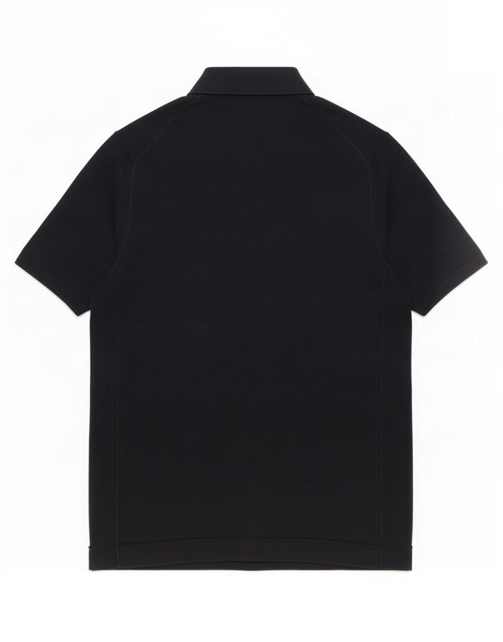 Camisa polo masculina Massimo Dutti grande azul marinho
