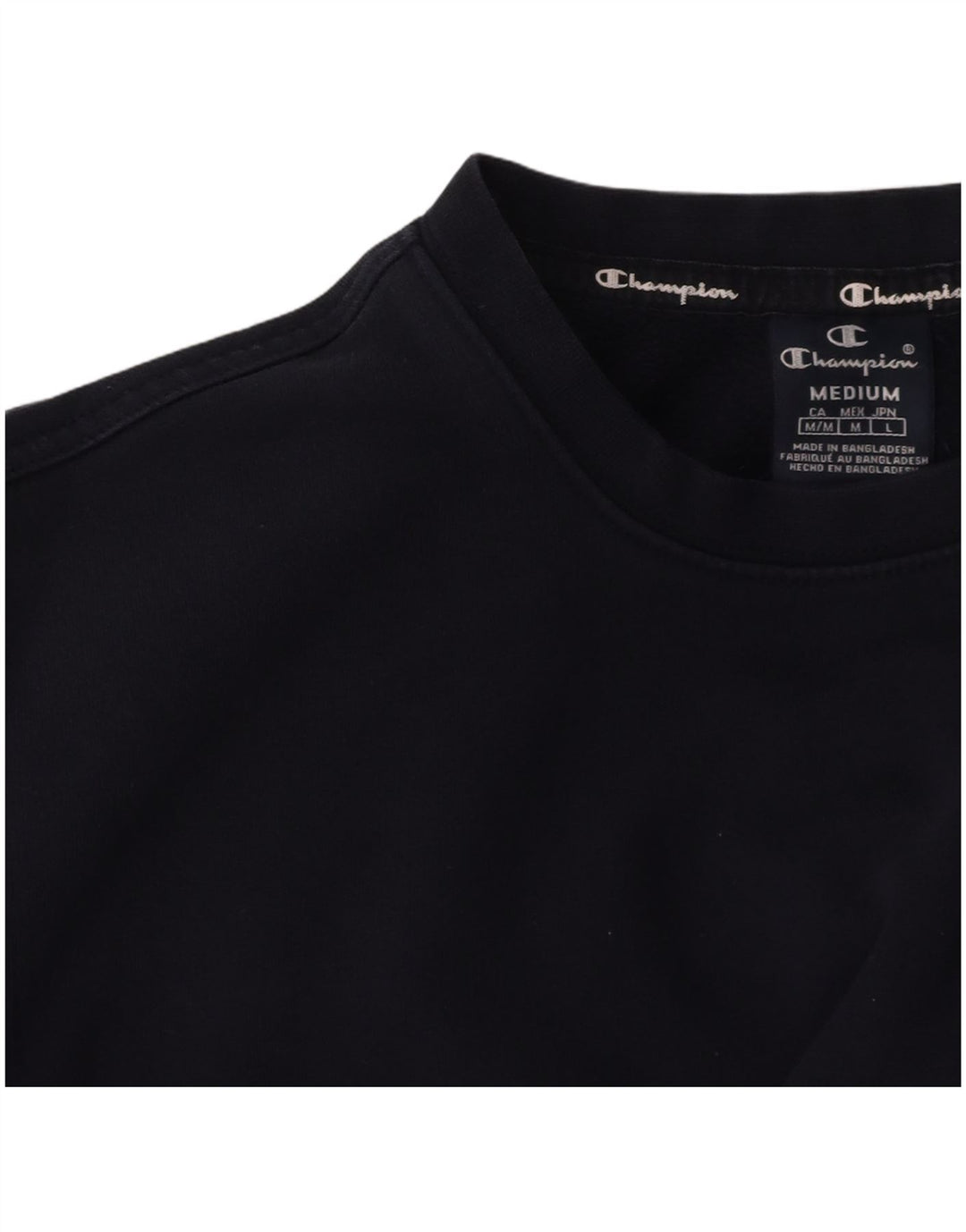 CHAMPION Suéter masculino com moletom médio azul marinho