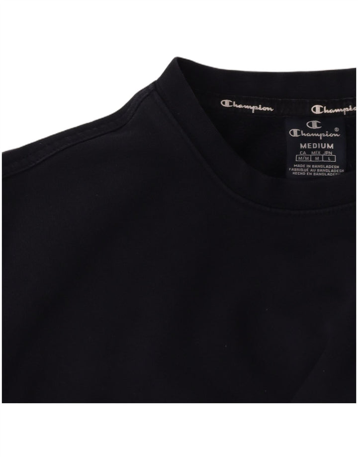 CHAMPION Suéter masculino com moletom médio azul marinho