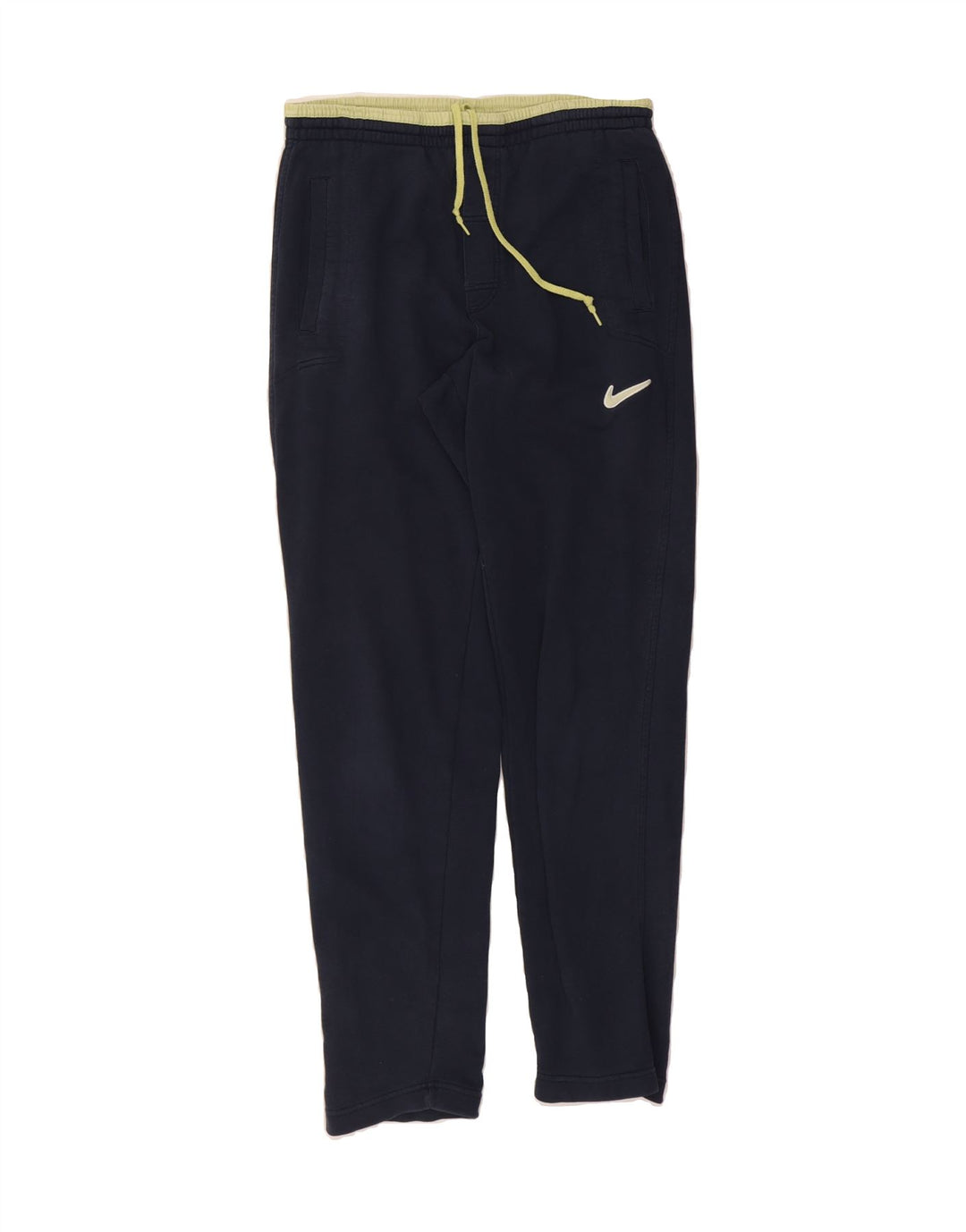 NIKE Mens Tracksuit Trousers Small  Navy Blue Vintage Nike and Second-Hand Nike from Messina Hembry 