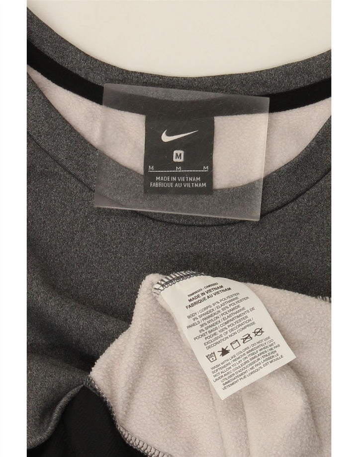 Moletom masculino Nike Jumper cinza médio colorblock poliéster