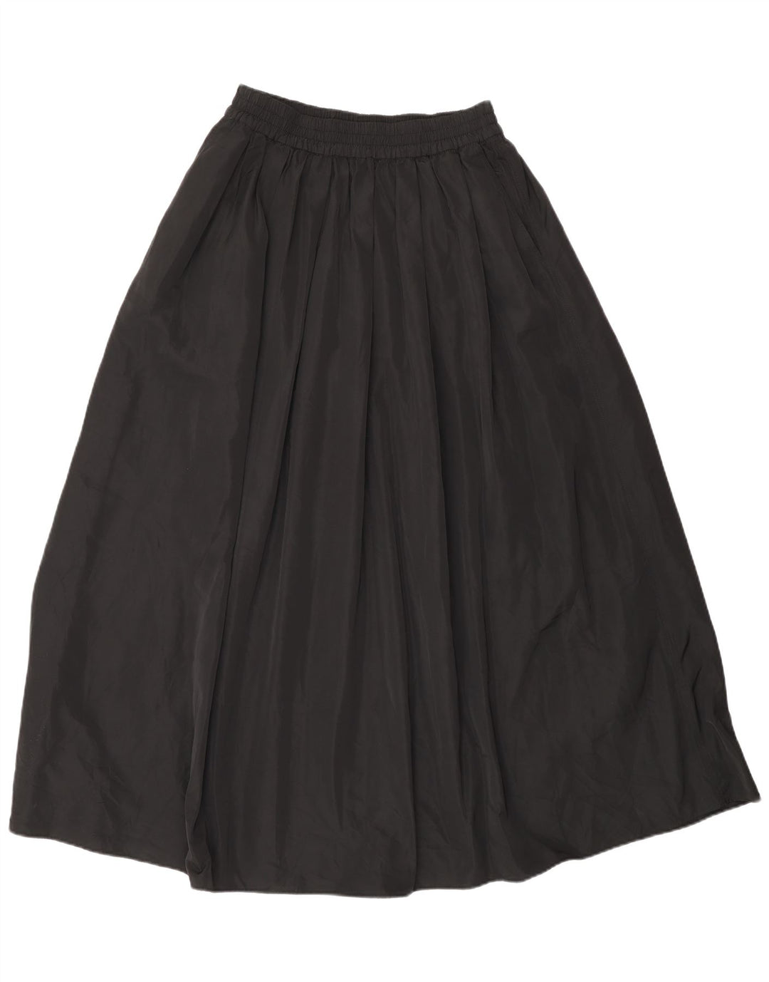 Saia larga feminina Zara XS W30 poliéster preto