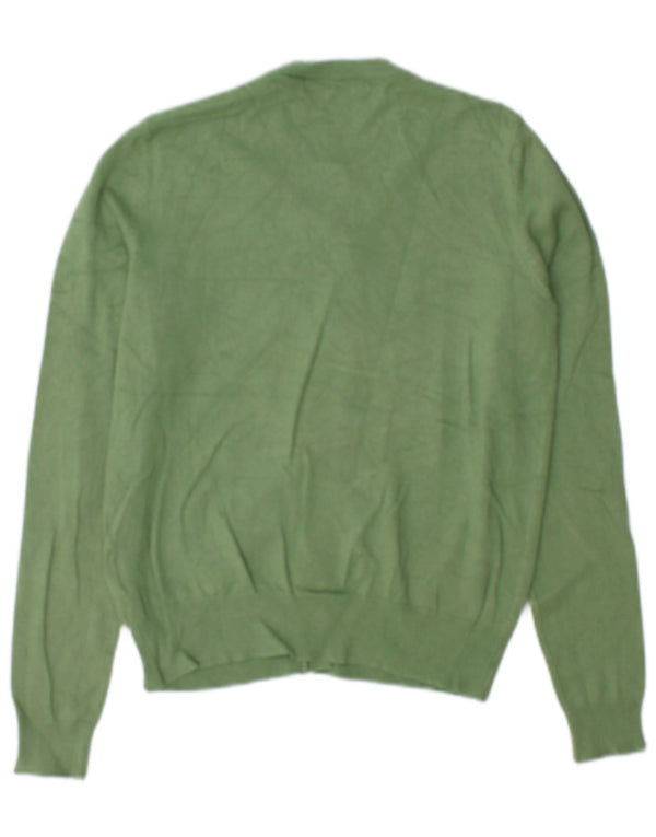 Marks & Spencer Womens Cardigan Sweater UK 10 Small Green