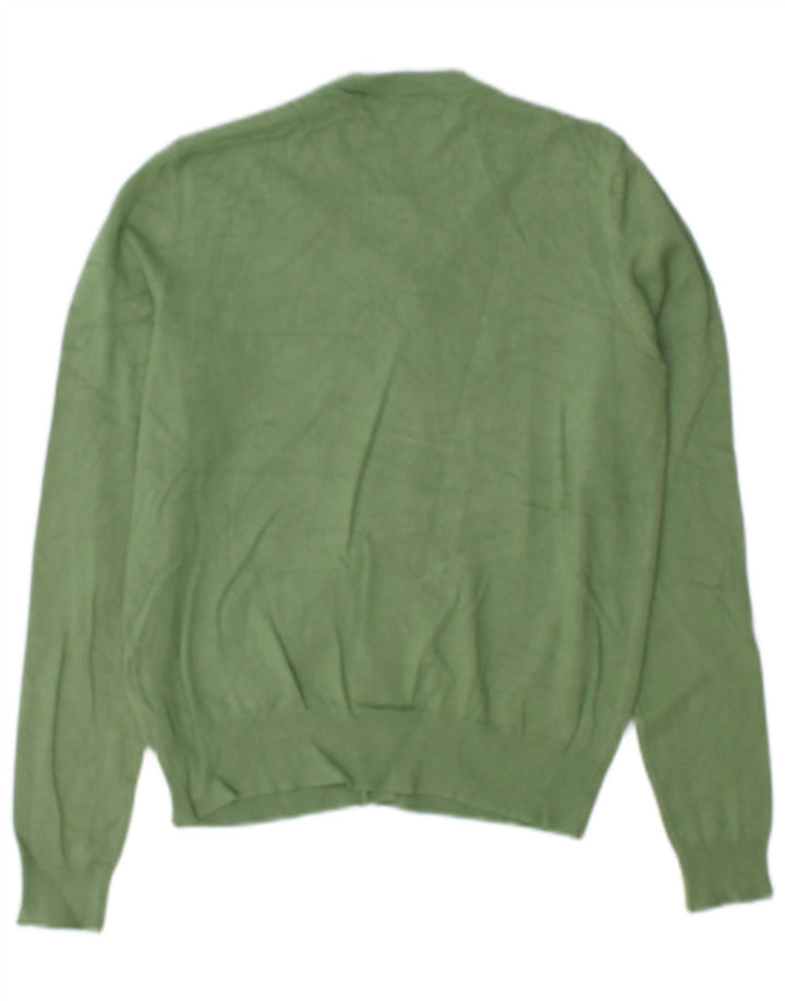 Suéter cardigã feminino Marks & Spencer Reino Unido 10 pequeno verde