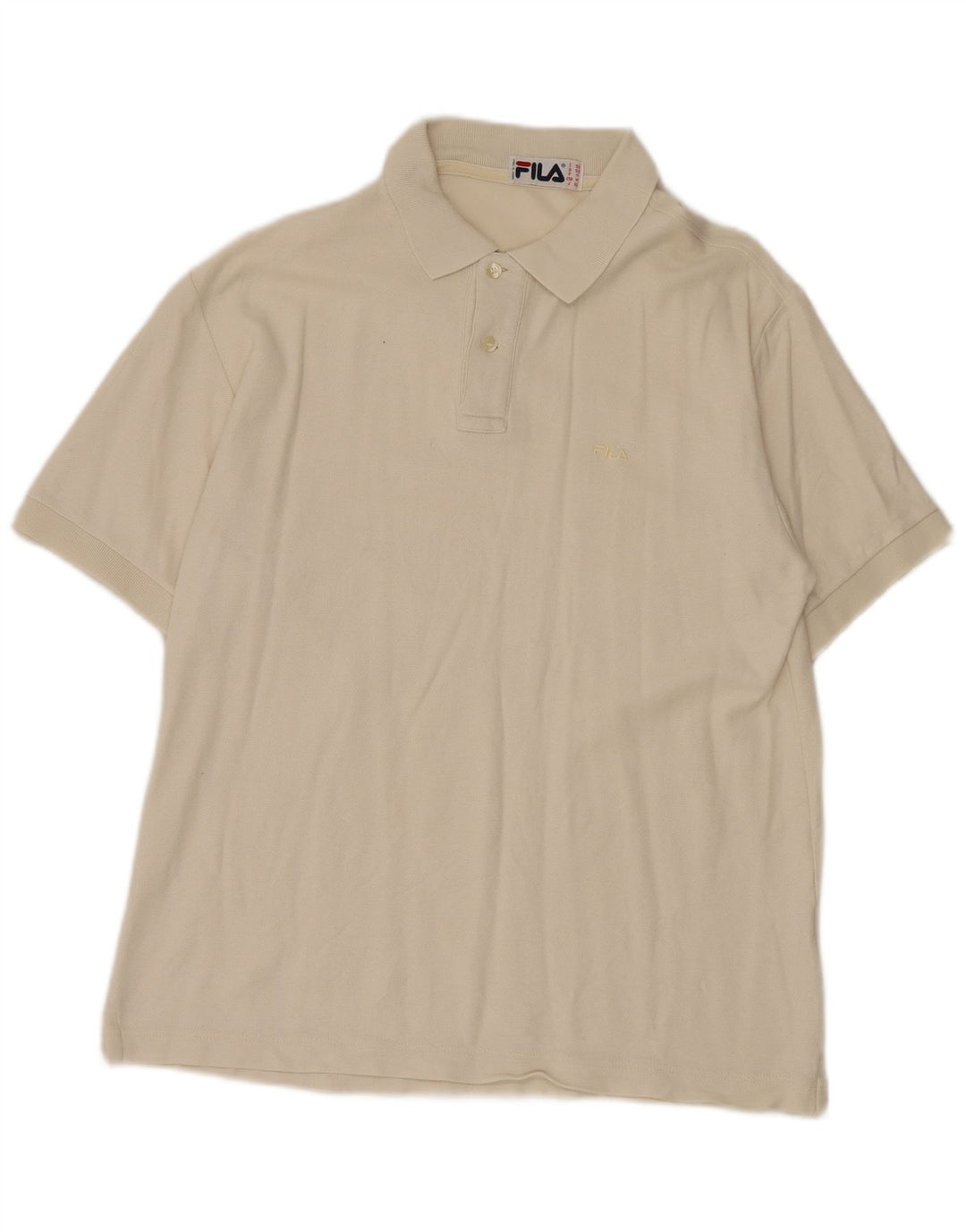 Camisa polo masculina Fila IT 50 médio bege