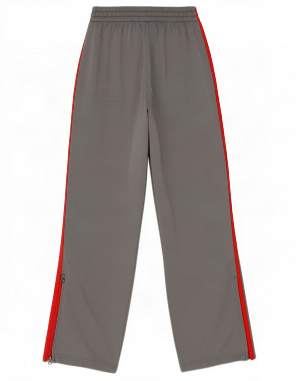Calças de treino Adidas meninas 11-12 anos cinza poliéster