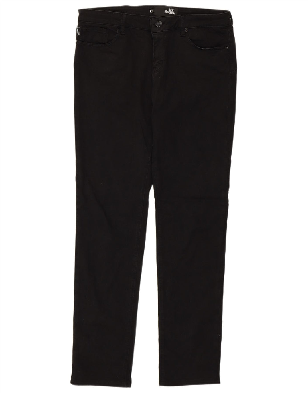 Moschino Jeans Slim Feminino W31 L30 Algodão Preto