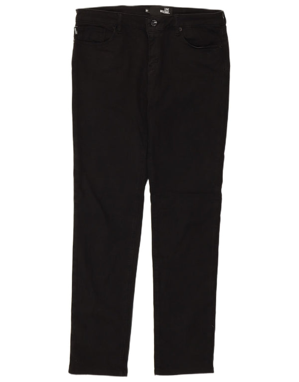 Moschino Jeans Slim Feminino W31 L30 Algodão Preto