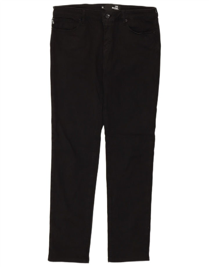Moschino Jeans Slim Feminino W31 L30 Algodão Preto