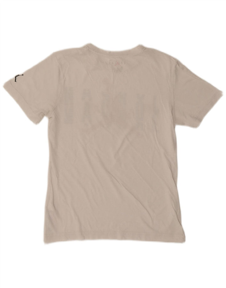 Camiseta JORDAN Boys Graphic 12-13 anos grande algodão branco